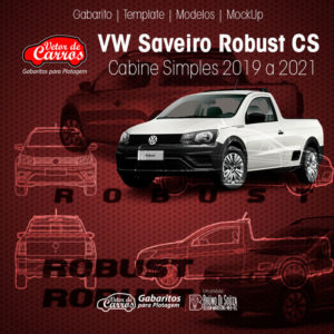 Volkswagen Saveiro Cross 2014 Blueprint Template