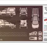 Gabarito Fiat Fiorino Bau Cargo Van 2013 a 2022