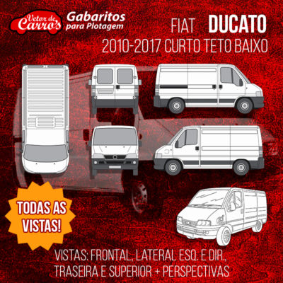 Fiat Ducato 2010 a 2017 chassi curto teto baixo