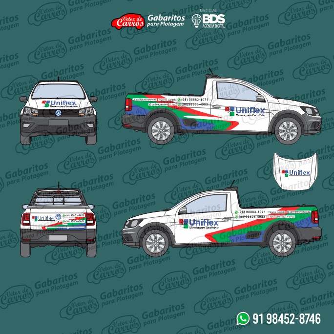 Comunicação visual de frota - Uniflex